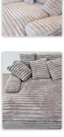Nouveau design 2026 : Canapé Chesterfield en tissu velours côtelé en forme de L, causeuse simple à assise profonde, pour salon et usage hôtelier