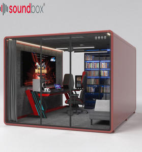 Capsula per il tempo libero pubblico per ufficio al di fuori dei cialde del telefono divano ufficio nuovo Design prefabbricato cabina insonorizzata - Product Image 2