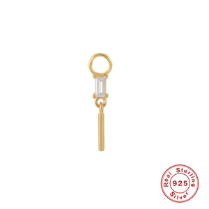 Pendientes Geométricos de Plata de Ley 925, Chapados en Oro, con Cristales de Estrás y Perlas de Agua Dulce, Joyería para Mujer - Product Image 5