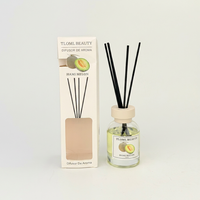 Diffuseur de parfum personnalisé 100 ml en rotin, huile essentielle, aromathérapie sans flamme pour la maison