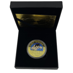 Métal Artisanat Personnalisé <span class=keywords><strong>Dessin</strong></span> Animé <span class=keywords><strong>Astro</strong></span> Garçon Jouet Graver 24k Or Placage Pièces En Stock - Product Image 2
