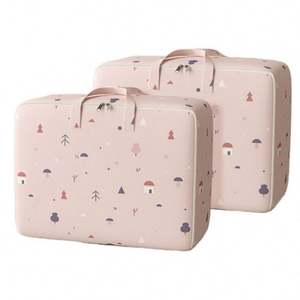 Bolsa de Almacenamiento de Ropa y Edredones de Tela No Tejida, Bolsa Organizadora de Gran Capacidad, Bolsa de Transporte para Mudanza - Product Image 5