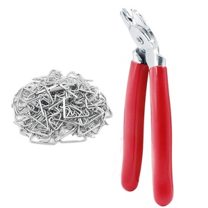 คีมตัดไส้กรอกเกรดอุตสาหกรรมทำจากเหล็กด้วยตนเองพร้อมคีมตัดห่วงสำหรับปลอกเส้นใยและเครื่องมือประกอบถุงเนื้อ - Product Image 2