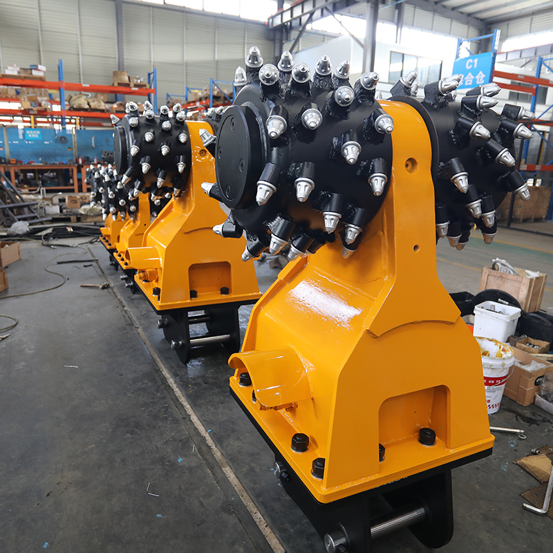 excavator rotary drum cutter for sale