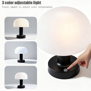 <span class=keywords><strong>Lampe</strong></span> <span class=keywords><strong>de</strong></span> table LED en métal rechargeable par USB, douce et tactile, pour chambre à coucher, <span class=keywords><strong>chevet</strong></span>, décoration mignonne, enfants, adolescents, décoration extérieure, cadeau <span class=keywords><strong>de</strong></span> Noël - Product Image 6