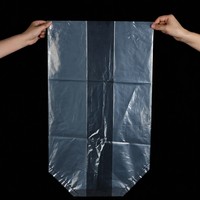 Sac d'emballage en plastique transparent LDPE à fond carré, refermable, robuste et imperméable, sur mesure, pour meubles et appareils électroménagers, vente en gros