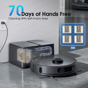 Teendow D60S Max, Robot Aspirador y Trapeador <span class=keywords><strong>3</strong></span> en 1, 6000Pa, Robot de Limpieza para el Hogar - Product Image 2