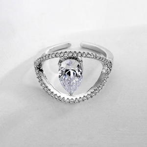 Bague RAKOL RP2246 en zircon plaqué or brillant de luxe pour mariage, bijoux fins - Product Image 4