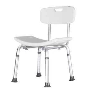 Asiento de baño de aluminio ligero y ajustable, <span class=keywords><strong>silla</strong></span> de <span class=keywords><strong>ducha</strong></span> duradera para discapacitados, equipo de seguridad para baño, terapia de rehabilitación - Product Image 4