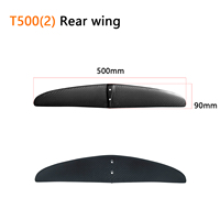 Accessoires maigres universels d'aile arrière en carbone T460/T500 pour planche de surf cerf-volant Efoil Wave Pupming Foil Board Play Hydrofoil Surfing
