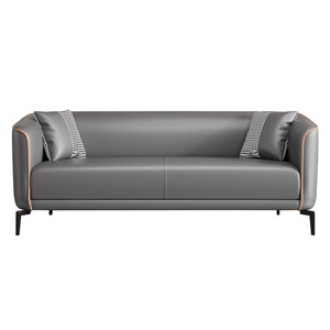 <span class=keywords><strong>Divano</strong></span> a U in Pelle Microfibra per Piccoli Appartamenti, Design Minimalista per Soggiorno e Camera da Letto in Affitto - Product Image 1