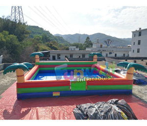 Trẻ em cây cọ bong bóng Pit <span class=keywords><strong>Inflatable</strong></span> nhảy Bouncer Máy bọt với bọt hồ bơi - Product Image 4