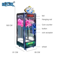 Nouvelle machine distributrice de jouets d'amusement à monnayeur, type mini-grue à peluches, pour cadeaux et mini-poupées à découper