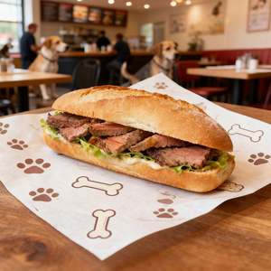 Papel para Hamburguesas, Papel para Sándwiches, Papel Antigrasa, Papel Encerado de Grado Alimenticio con Logotipo Personalizado, Papel para Hornear, Papel para Rollos de Pollo - Product Image 5