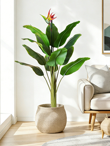 Plantes décoratives artificielles hautement réalistes : Arbre de <span class=keywords><strong>paradis</strong></span> et Bananier <span class=keywords><strong>du</strong></span> voyageur de grande taille pour la décoration intérieure, commerciale et paysagère - Product Image 1