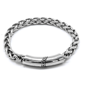yunnique Fashion Snake <b>Chain</b> Bracelet 316 <b>Titanium</b> Steel Magnetic Clasp Unisex Jewelry - Product Image 1