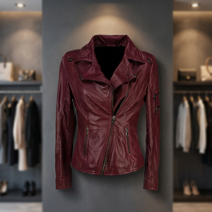 Chaqueta de Motociclista de Mezclilla Encerada Lavada, Ajustada, para Mujer, Estilo 2014, Acolchada, Transpirable, Impermeable y Reversible - Product Image 3