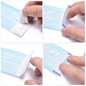 200 pièces/boîte, vente en gros, sachets de stérilisation auto-adhésifs, sachets de stérilisation jetables, parfaits pour les salons de manucure - Product Image 5