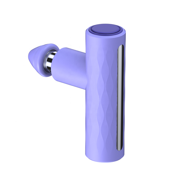 Unique!! Silicone Comfortable Handheld Mini Massage Gun Electric Body Relax Muscle Trainer Therapy Hand Massager