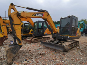 เครื่องขุดถังขุดไฮดรอลิคตีนตะขาบขนาดเล็ก sy60 6ton SY60C มือสอง - Product Image 2