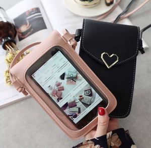 Échantillon gratuit : Sac à main transparent pour femme avec écran tactile, portefeuille simple, sac de sport, sac bandoulière pour téléphone portable - Product Image 1