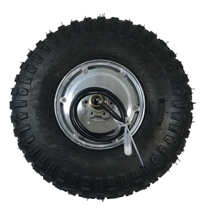 Moteur de roue de fauteuil roulant électrique à couple élevé de 14,5 pouces, sans balais, à courant continu, pour pneu tout-terrain 145/70-6 - Product Image 4