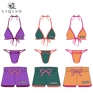 Maillots de bain personnalisés de haute qualité avec logo, maillot de bain à lacets personnalisé, <span class=keywords><strong>bikini</strong></span> de luxe - Product Image 1