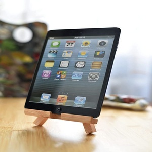 Caballete de madera hecho a mano para teléfono, soporte para tableta y ordenador, estilo de lona adecuado para todo tipo de teléfonos Android Las tabletas son - Product Image 2