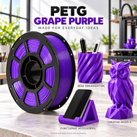 Filament PETG haute clarté MEIJIMEI, diamètre 175 mm, résistant à la formation de bulles, température d'impression 240-250°C, filament 3D 1 kg