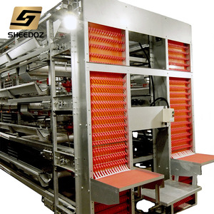H型自动层式鸡笼，用于产蛋养殖设备，3-4层，容量5000-50000只 - Product Image 5