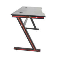 Venta al por mayor Z en forma de Mesa de la esquina del ordenador portátil Pc Mesa muebles para el hogar de trabajo Estudiar Escritorio de juego barato