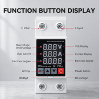 Disjoncteur électronique monophasé AVP-63A avec affichage LED pour systèmes solaires photovoltaïques