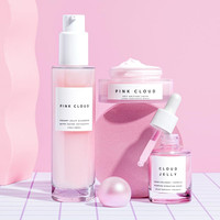 Crème Visage Hydratante et Lissante Effet Repulpant Nuage Rose Marque Blanche au Thé Vert, Aloe Vera et Squalane – Éclaircissante et Anti-Âge