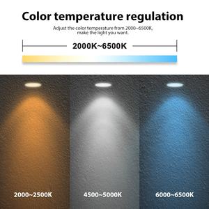 Focos LED Inteligentes ZigBee de 4 Pulgadas, Modernos, Empotrables, Atenuables, con Cambio de Color RGB CCT, Iluminación Empotrada IP20 CRI80 de Alto Brillo - Product Image 4