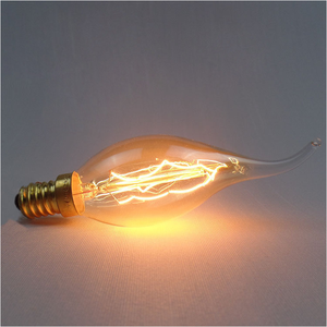 Lampe à incandescence décorative à filament de tungstène ampoule <span class=keywords><strong>E14</strong></span> 120V/220V 25W <span class=keywords><strong>40W</strong></span> 60W C35 queue Edison Style Vintage ampoule - Product Image 3