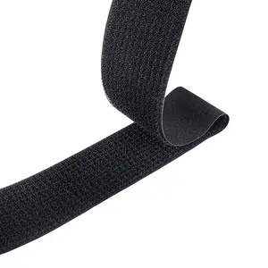 100% Polyester Hook And Loop Tapes Hook and Loop Magical Tape Reusable Velcroes Straps Hook velvet same body velcroes belt
