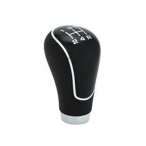 Car Gear <b>Shift</b> <b>Knob</b> For Mazda Manual Transmission Black Leather Ergonomic Design QZXN-K14 - Product Image 1