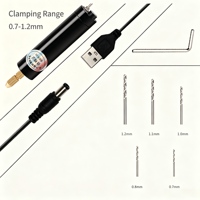 Mini perceuse électrique portative OEM pour la fabrication de bijoux en résine époxy, le travail du bois, la gravure, outil stylo, bricolage, micro USB portable