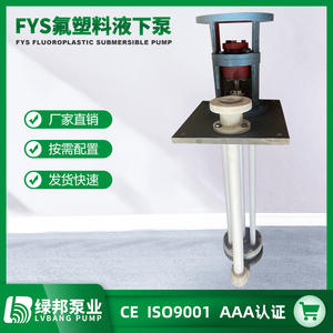 Bombas Sumergibles Verticales Serie FY, Bombas Químicas con Motor de CA Antiobstrucción, Personalizables para Uso con Agua, Sin Fugas - Product Image 3