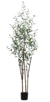 Plante d'olivier artificielle en plastique, prix d'usine, décoration intérieure/extérieure, potée, pour mariage, nouvelle collection, feuilles vertes réalistes, offre spéciale