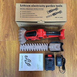 Taille-haie portatif mini à <span class=keywords><strong>batterie</strong></span> lithium pour usage domestique, <span class=keywords><strong>tondeuse</strong></span> à gazon, coupe-haie, cisailles de jardinage - Product Image 6