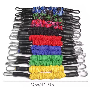 Commercio all'ingrosso gamba testa allenamento tonificante tubi-lattice fascia di resistenza in gomma, polsini alla caviglia con cinghie glutei dell'anca - Product Image 6