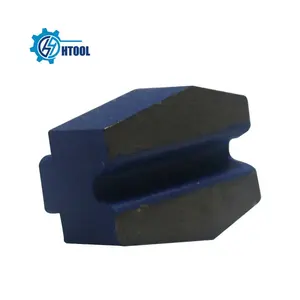 Factory Supply Two SegmentS Bar Hexagon Diamond Abrasive Plate Tools Concrete Grinding Block