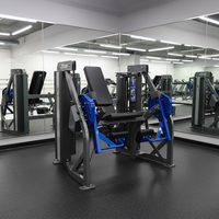 Machine d'extension des jambes isolée Iso-Lateral pour salle de sport commerciale, équipement de fitness, entraînement des quadriceps, machine à jambes à charge libre