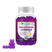 Complément alimentaire en gommes à la mélatonine pure à 99 %, saveur fraise naturelle, 10 mg, marque privée OEM, pour un sommeil plus long