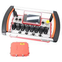 Terminal de Control Inalámbrico con Convertidor de Frecuencia Inteligente y Interruptores Momentáneos y de Bloqueo para Bomba de Hormigón de 7 Etapas