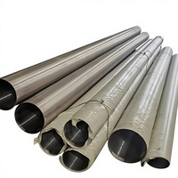 Tuyau soudé en acier inoxydable duplex 2205 EFW 377*6*6000mm, longueur fixe, découpe sur mesure, dessalinisation, pétrochimie, industrie