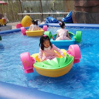 Bateau à pagaies QIQU Commercial 113 cm léger en PE vierge Chevron Phillips, résistant aux UV et aux chocs, capacité 70 kg, pour 3-8 ans