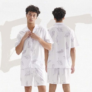 Completo Casual Estivo da Uomo ODM all'ingrosso: T-shirt a Maniche Corte e Pantaloncini in Tessuto Morbido, Tinta Unita, 100% Poliestere, Alta Qualità, Moda Estiva - Product Image 1