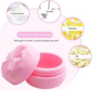 Modern Silicone Travel Organizer Leakproof Storage <b>Container</b> UV for Creams Jewelry <b>Pills</b>-Portable Multi-Use Jar Toiletries - Product Image 3